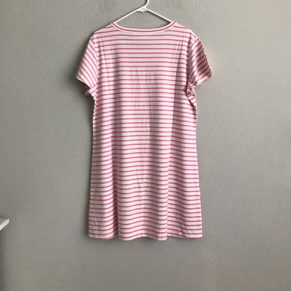 Candace Cameron Bure Petite Flutter-Sleeve T-Shirt Dress - Pink (Sz PL) a488170 - Picture 2 of 5